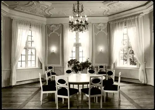 Wolfenbüttel Gartensaal des Lessinghauses Bibliothek Wolfenbüttel 1960