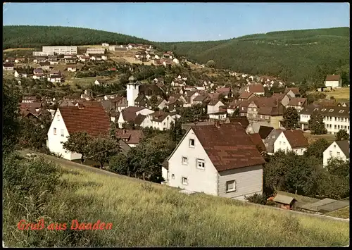 Ansichtskarte Daaden-Herdorf Panorama-Ansicht 1985
