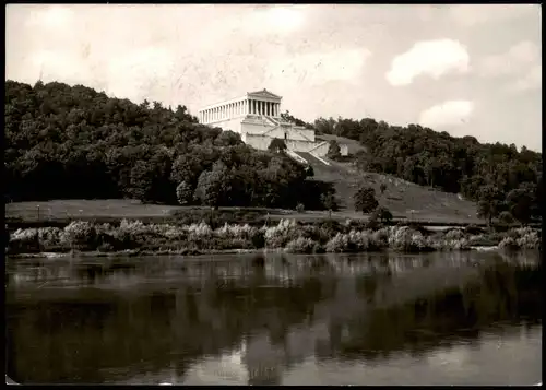 Ansichtskarte Donaustauf Walhalla, Fotokarte 1961