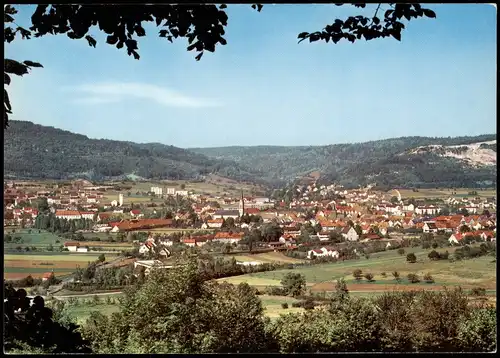 Ansichtskarte Ebermannstadt Panorama des Ortes i.d. Fränkischen Schweiz 1980