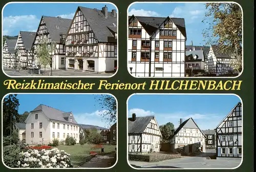 Ansichtskarte Hilchenbach Mehrbildkarte mit 4 Häuser-/Ortsansichten 2000