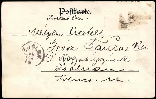 Ansichtskarte Berlin Lessing-Denkmal, Gruss aus 1899