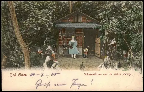 Bad Salzelmen-Schönebeck (Elbe) Schneewittchen und die sieben Zwerge 1905