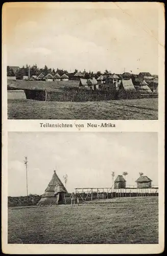 Ansichtskarte Templin Neu-Afrika bei Ahrensburg - 2 Bild 1936