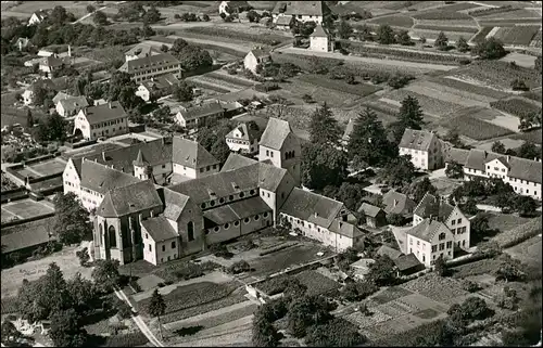 Ansichtskarte Reichenau (Bodensee) Luftbild 1956