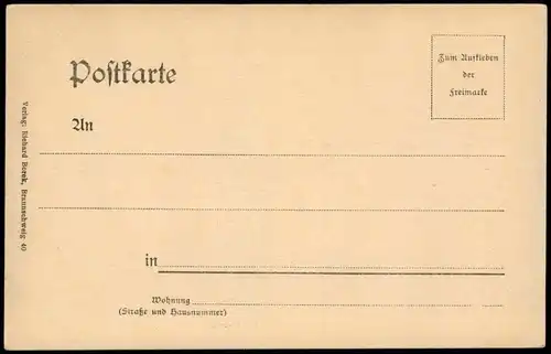 Ansichtskarte Nürnberg Henkersteg 1908