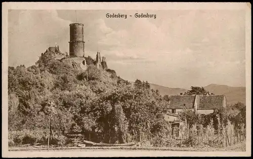 Ansichtskarte Bad Godesberg-Bonn Godesburg 1922