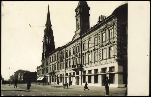 Postcard Pula Pola Pozdrav, Osječkog Sajma Straßenpartie 1930