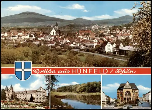 Ansichtskarte Hünfeld Mehrbildkarte von Hünfeld Rhön 1975