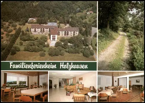 Holzhausen (Burbach) Mehrbildkarte mit Familien-Ferienheim Holzhausen 1983