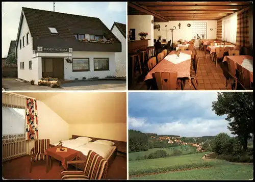 Musbach-Freudenstadt Mehrbildkarte GASTHOF-PENSION WASENSCHENKE 1980