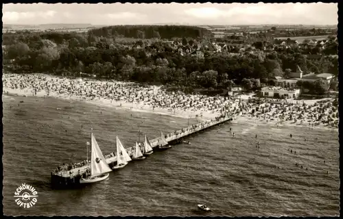 Ansichtskarte Timmendorfer Strand Luftbild 1964