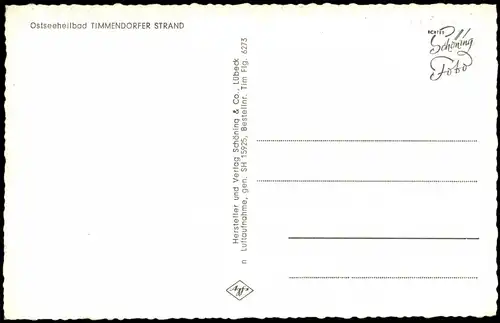 Ansichtskarte Timmendorfer Strand Luftbild 1964