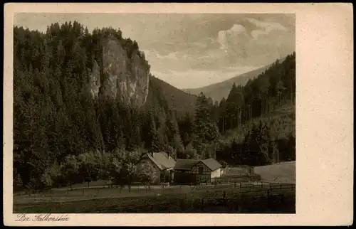Tambach-Dietharz Der Falkenstein im Dietharzer Grund 1928