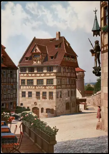 Ansichtskarte Nürnberg Partie am Albrecht-Dürer-Haus 1960