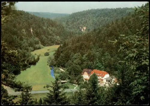 Doos (Waischenfeld) Panorama-Ansicht mit Gasthof Hotel Heinlein 1974