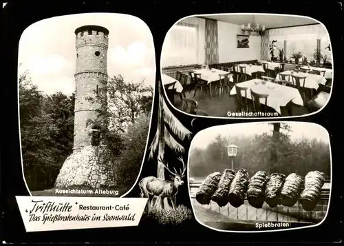 Waldfriede (Soonwald) Triffhütte Restaurant-Caté Spießbratenhaus Soonwald 1960