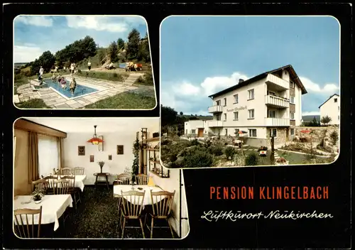 Neukirchen (Knüll) PENSION KLINGELBACH Leipziger Straße Mehrbildkarte 1975