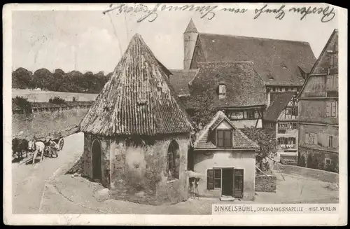 Ansichtskarte Dinkelsbühl Drei-Königskapelle 1912/1910