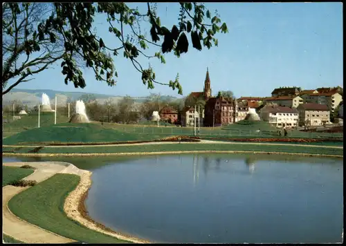 Ansichtskarte Stuttgart Bundesgartenschau Teich Anlage 1977