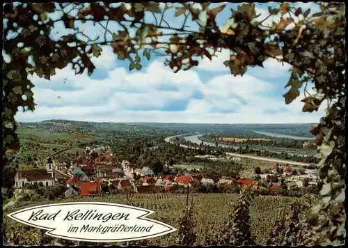 Ansichtskarte Bad Bellingen Panorama-Ansicht; Markgräflerland 1974