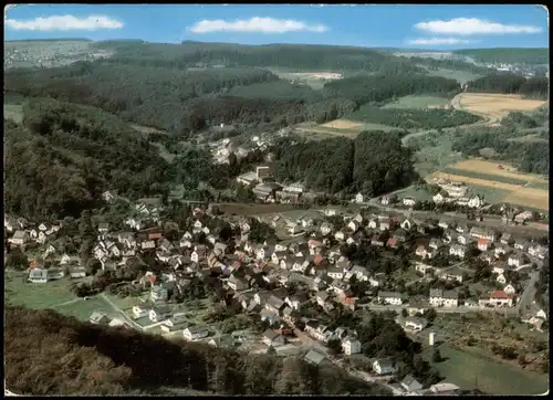 Ansichtskarte Schönbach-Herborn Luftaufnahme; Ort im Dillkreis 1990