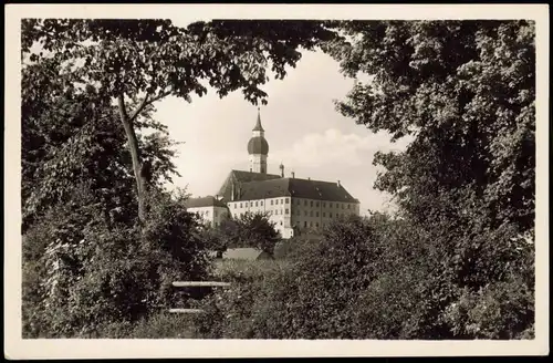 Ansichtskarte Andechs Kloster 1952