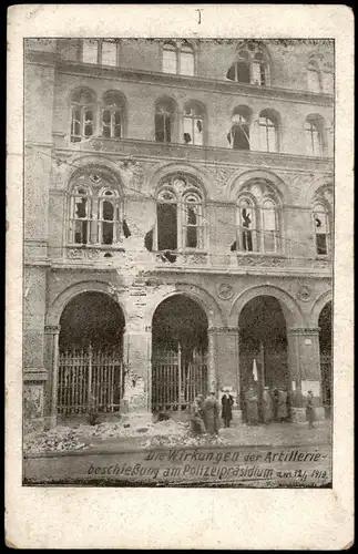Berlin Die Wirkungen der Artilleriebeschießung am Polizeipräsidiuifi 12.1 1919