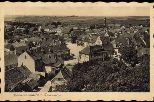 Postcard Domnau Domnowo (Dumnava/Домново) Stadtpartie Ostpreußen
 1917