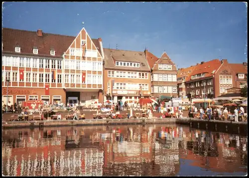 Ansichtskarte Ratsdelft-Emden Flohmarkt am Ratsdelft in Emden 2004