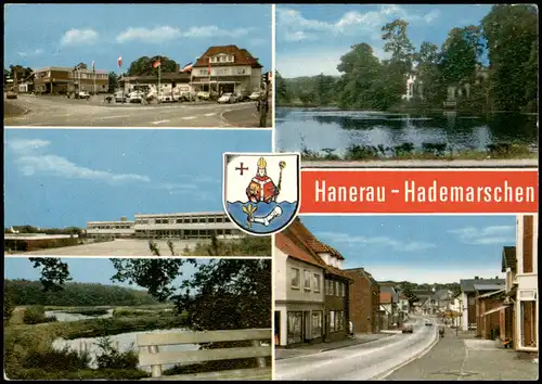 Ansichtskarte Hanerau-Hademarschen Mehrbildkarte mit 5 Ortsansichten 1970