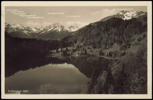 Ansichtskarte Obersdorf Freibergsee 1932