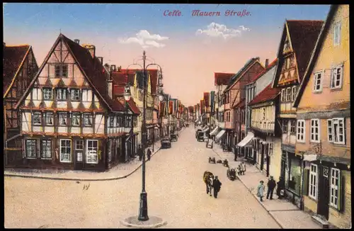 Ansichtskarte Celle Mauernstraße 1929