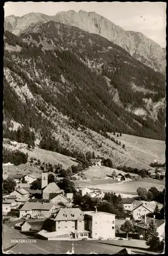 Ansichtskarte Hinterstein / Allgäu Panorama-Ansicht Blick zum Rauhorn 1966