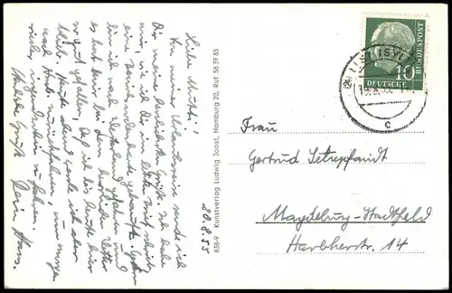 Sylt  Insel Ansichten ua. Kampen, Jugendherberge Mövenberg, List uvm. 1955