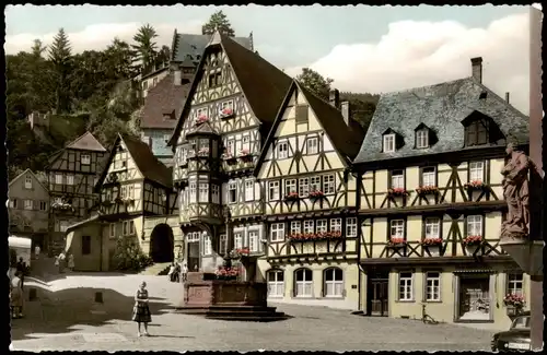 Ansichtskarte Miltenberg (Main) Historischer Marktplatz 1965