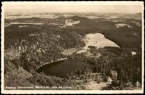 Feldberg (Schwarzwald) Feldberg Schwarzwald Blick auf Feldsee 1955