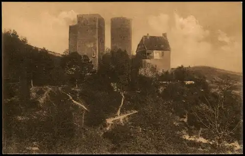 Ansichtskarte Treffurt Burg Normannstein 1922