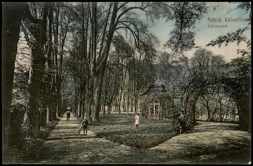 Ansichtskarte Pommersfelden Schloß Weißenstein - Park 1919