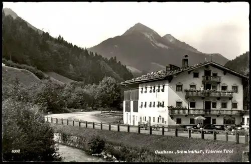 Ansichtskarte Thiersee Gasthaus Schmiedthal Thiersee Tirol 1960