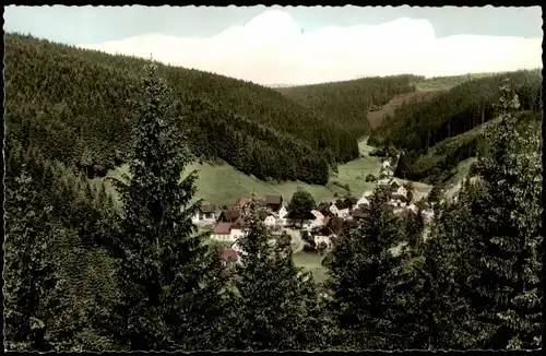 Dürrenwaid-Geroldsgrün Totalansicht Blick von der Spindlersruh 1960