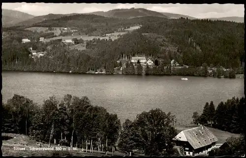 Ansichtskarte Titisee-Neustadt Titisee (Schwarzwald) Panorama-Ansicht 1956