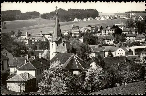 Ansichtskarte Gallspach Ortspanorama 1960