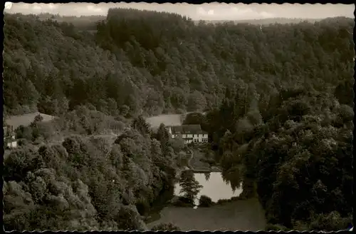 Ansichtskarte Manderscheid Umland-Ansicht Blick auf ein Hotel 1954