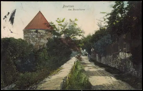 Ansichtskarte Bautzen Budyšin Am Basteiturm 1910
