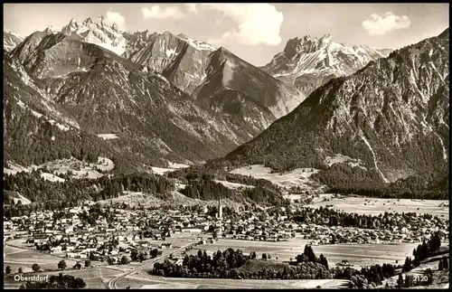 Oberstdorf (Allgäu) Panorama-Ansichten 1961