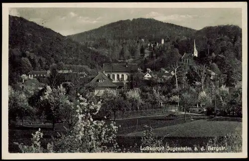 Ansichtskarte Seeheim-Jugenheim Stadtpartie 1942