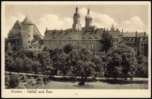 Ansichtskarte Wurzen Schloß und Dom 1936