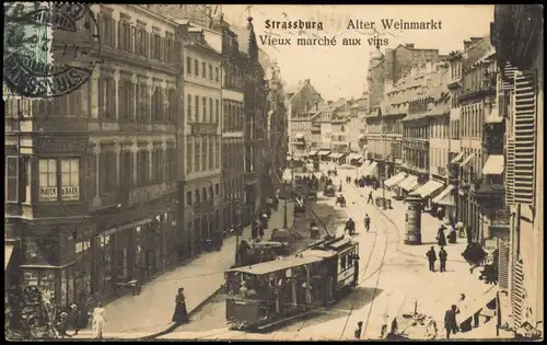 Straßburg Strasbourg Vieux marché aux vins Alter Weinmarkt 1911