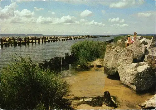 Ansichtskarte .Mecklenburg-Vorpommern Grüße von der Ostsee, Steindamm 1988